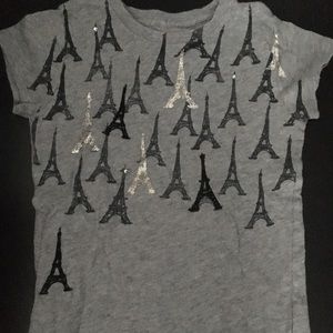 Crewcuts girls Collectible  Eiffel Tower tshirt